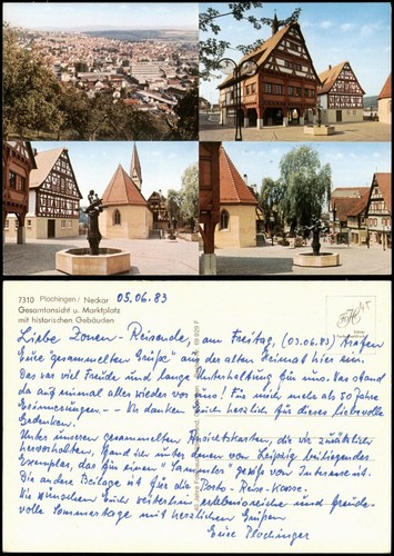 Plochingen mehrbildkarte mit - mit, 4