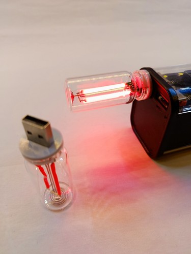 Stück usb licht phiole glas - 2,