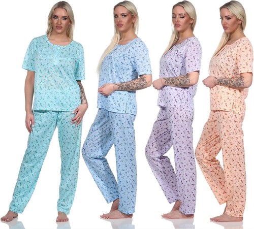 Damen pyjama hose shirt - damen,