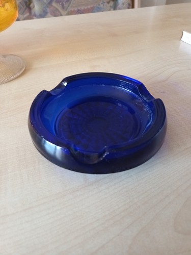 Ddr aschenbecher blau - aschenbecher,