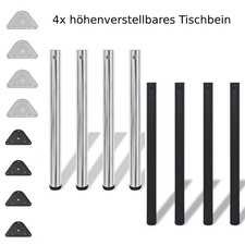 Höhenverstellbare Tischbeine Tischkufe Tischfuß Tischgestell Bankbeine Bankfüße 