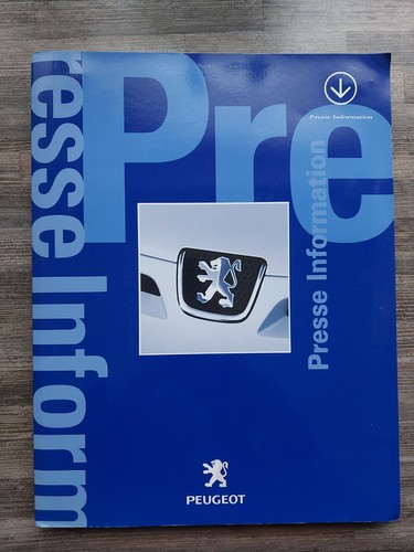 Peugeot pressemappe press - peugeot,