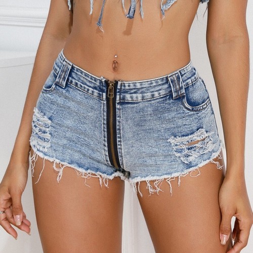 Damen zerrissen denim shorts - damen,