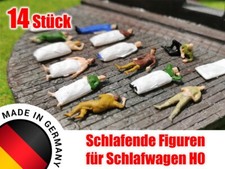 14x schlafende figuren 87 - figuren, 1:87