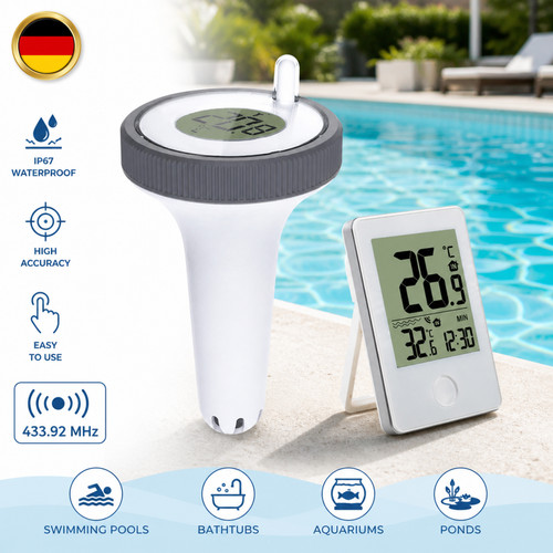 Poolthermometer funk kabellos - poolthermometer,