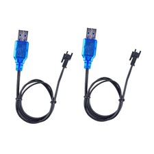 2x 3,7 V 400 mAh USB-Ladekabel 60 cm für Rc--Fernbedienung Autoschiffe