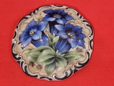 Vintage Porzellan Brosche