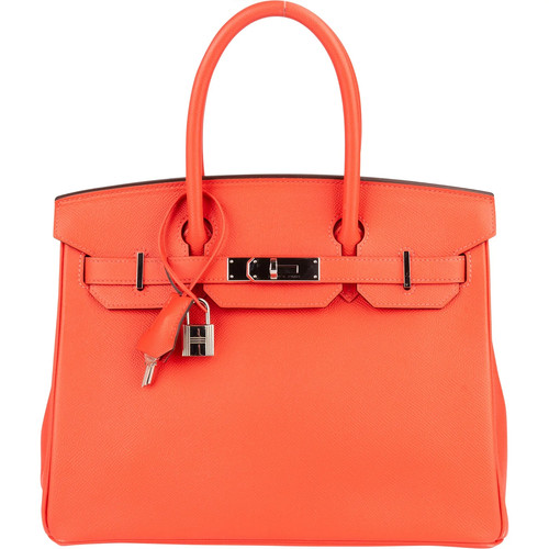 Hermès coral epsom - epsom, leather