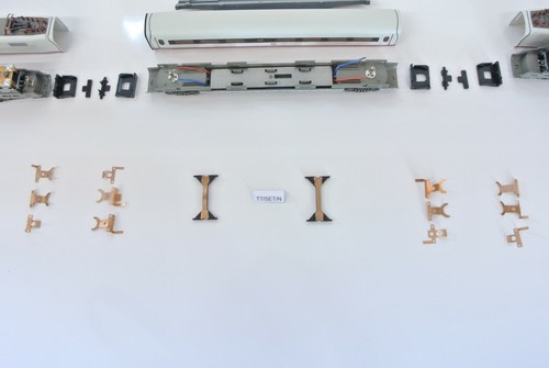 Set gebogene kontakte und - t7/set/n,