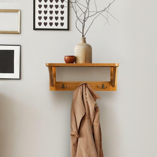 Wandregal rustic kiefernholz - rustic,