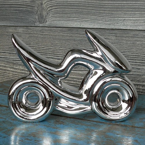 Skulptur motorrad race - skulptur, 18cm
