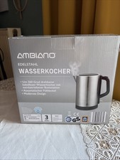 AMBIANO Edelstahl Wasserkocher