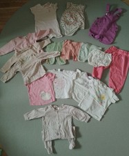 Kleidungspaket Mädchen, Gr. 68, Sommer Set,Hosen,T-Shirt,Pullover,Body,Einteiler