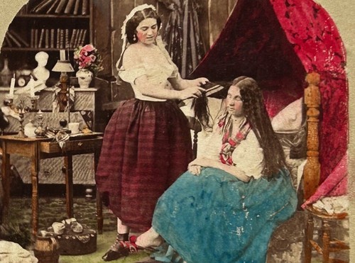 Deux frauen die frisur - deux,
