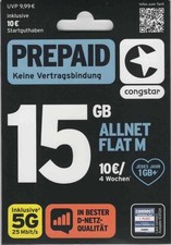 Congstar Telekom SIM Karte  0170 - 11 20 10 3  top gut merkbare VIP-Nummer NEU