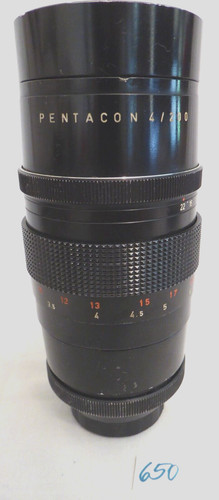 Pentacon objektiv 4 200mm - objektiv, 1:4/200mm