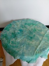 Seidenkissenhülle rund, Durchmesser 80cm,100%Seide,handbemalt, 