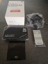 TV HIFI Konsole 4K Ultra HD PIP HDMI Switcher 4x1 OUT Umschalter  10127 NEU/OVP