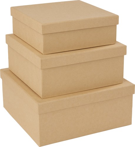 Vbs schachteln quadrat 3er - quadrat, set