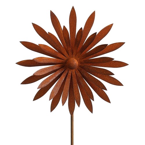 Rost gartenstecker blume - rost,
