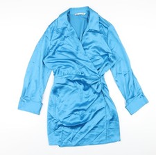 Zara Damen Blau Polyester