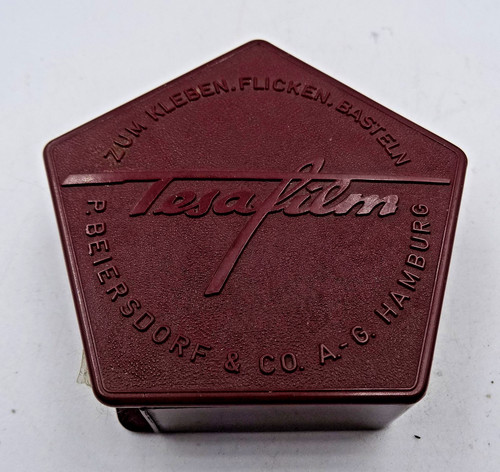 Vintage tesafilm abroller - tesafilm-abroller, aus