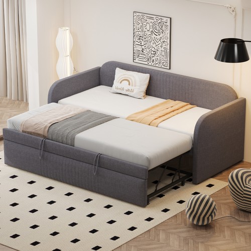 Sonnenh schlafsofa grau 180 - schlafsofa,