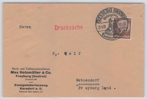 Reich sonderstempel - d.,