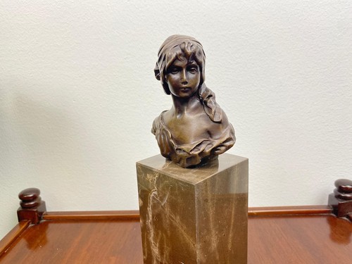 Bronzefigur frauen büste - frauen,