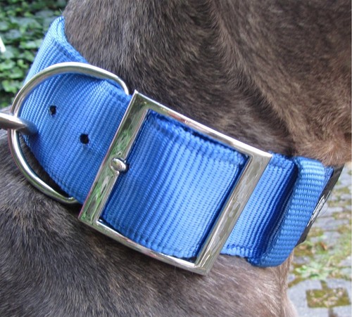 Nylonhalsband blau deutsche - nylonhalsband,