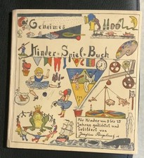 JOACHIM  RINGELNATZ  :  GEHEIMES  KINDER-SPIEL-BUCH   ERSTAUSGABE   1924