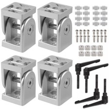 4stk Gelenkverbinder Gelenk Aluprofil+Hebel Klemmhebel für 40x40 Alu Nut 8 DHL