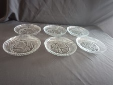 Glas Teller Kuchenteller DDR