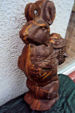 Hasen Backform alt , GROß, 33cm  Aluguss Osterhasenform Unbeschädigt