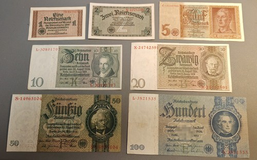 100 reichsmark banknoten - 1,
