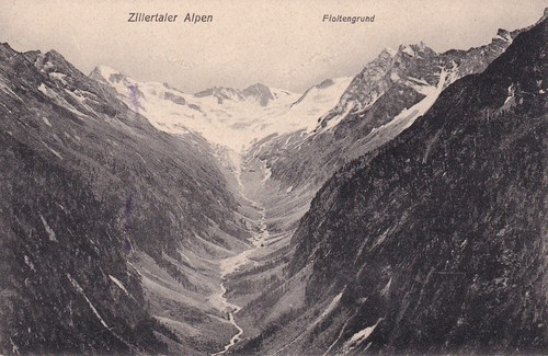 Postkarte zillertaler alpen - -,