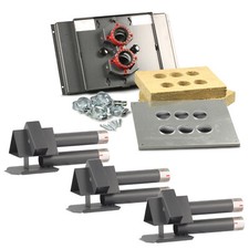 Umschalteinheit für Saugsystem für 3 Sonden, Saugweiche Pellets, Bunkerzubehör