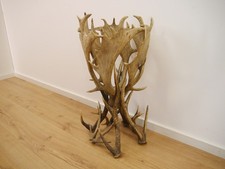 Geweih Schirmständer Blumenständer Papierkorb 6 Kg antik um 1900 Höhe 74 cm