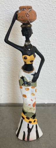 Afrikanische deko figur frau - deko-figur,