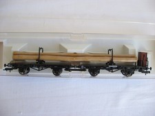 WK6* Fleischmann H0 5814 K 2 Drehschemelwagen m. Baumstämmen OVP TOP