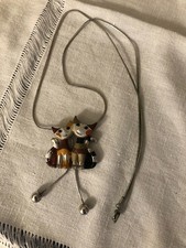 Kette Anhaenger Katzen Rosina Wachtmeister signiert