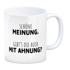 Klugscheißer Kaffeebecher mit