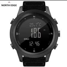 NORTH EDGE Apache-46 Tactical Outdoor Quarzuhr mit Höhenmesser & Kompass 🏔⛰️🗻
