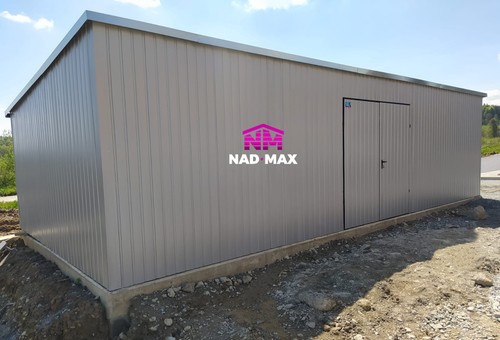 Blechgarage 7x4x2 14m halle - 7x4x2,14m,