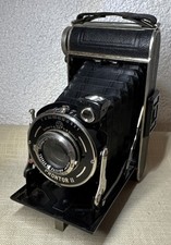 Gauthier g.m.b.h. Calmbach Prontor II Balgenkamera  Klappkamera Trioplan 1:4,5