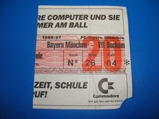 86/87 Ticket FC Bayern