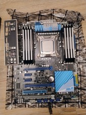 ASUS P9X79 Motherboard Bundle Intel 12C/24T 64GB  RAM Incl IO Shield