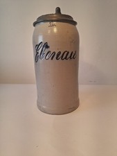 Alter Brauereikrug Ebenau geritzt,  1890 mit Zinndeckel