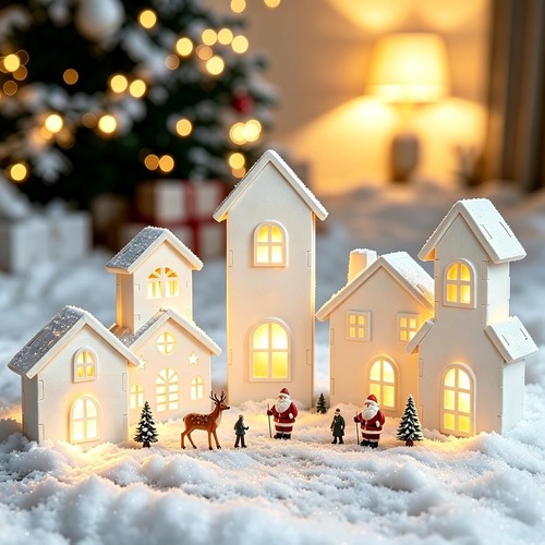 Weihnachtsdorf holz stück - weihnachtsdorf,