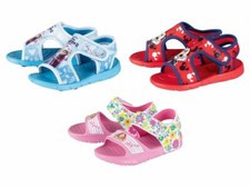Kinder Sandalen Badesandalen Mädchen Klettverschluss Frozen, Paw Patrol, Minnie
